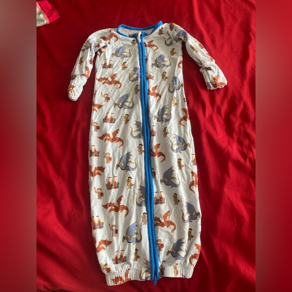 Bamboo dragons nightgown